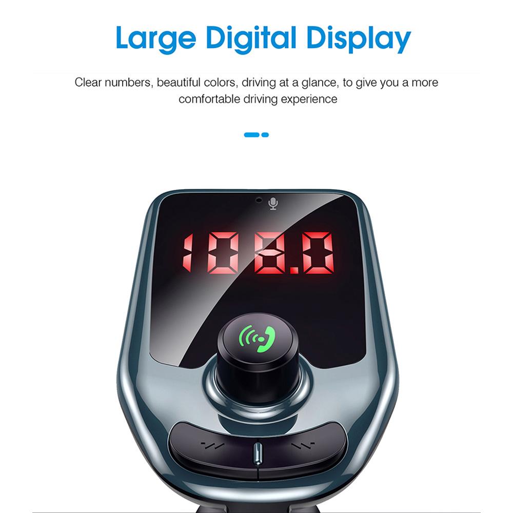 Noul Mp3 Player Bluetooth Car Kit Music Player FM Transmitter Modulator cu 3.0a Dual Usb Car Charger Boxes Conexiune AUX