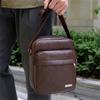 Men's Retro Crossbody Shoulder Bag Large Capacity Lightweight Business Messenger Bag for Travel Trip