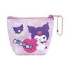 J's Planning Sanrio Mini Pouch Kuromi Face Approx. 10.5×8.5×4.5cm SNP073
