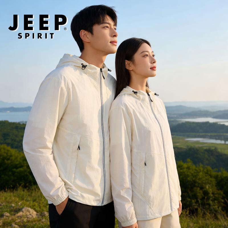 JEEP SPIRIT 2026 Unisex UV Protection Fishing Windbreaker