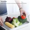 Rechteckiger Schalenständer Obst-Abtropfschale Essstäbchen-Box Küchen-Aufbewahrungsschale Wasserbecher-Abtropfschale Obstkorb Tee-Tabletts Organizer