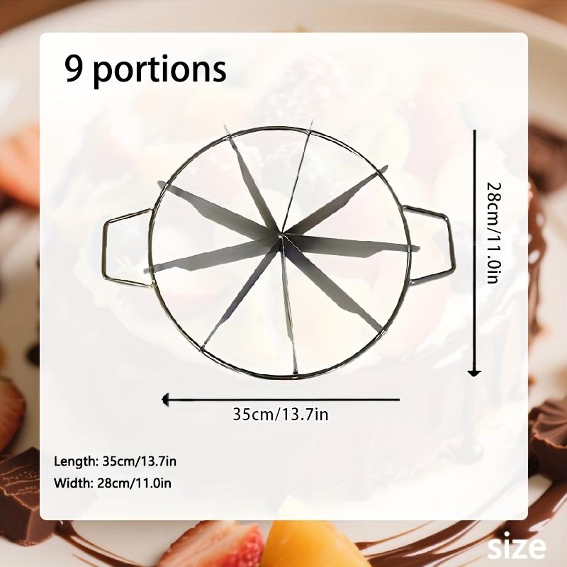 Stainless Steel Cake Cutter, Dessert Divider, Thickened Material, Heat-Resistant, Food-Safe, with Handle, Easy To Use, Quick and Sharp Cutting