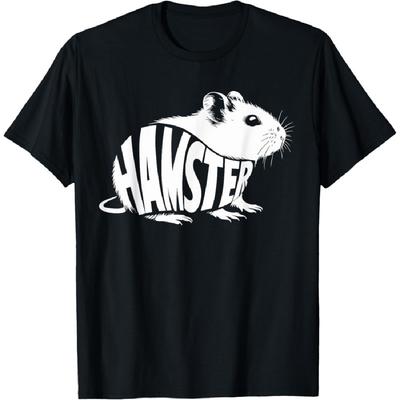 Hamster-Shirt _ Stilvolles Typografie-Hamster-T-Shirt
