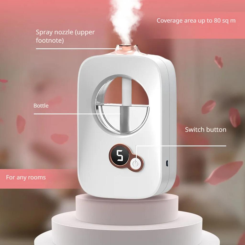 Intelligente Aromatherapie-Maschine Home Automatische Sprühmaschine Befeuchtung Haushaltserfrischer Toilettendeodorant Wiederaufladbare Modelle