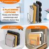 Cutting Board Holder Stand Rustproof Slim Organizer Chopping Board Stand For Offices Books Files Cookware Pans Home Indoor
