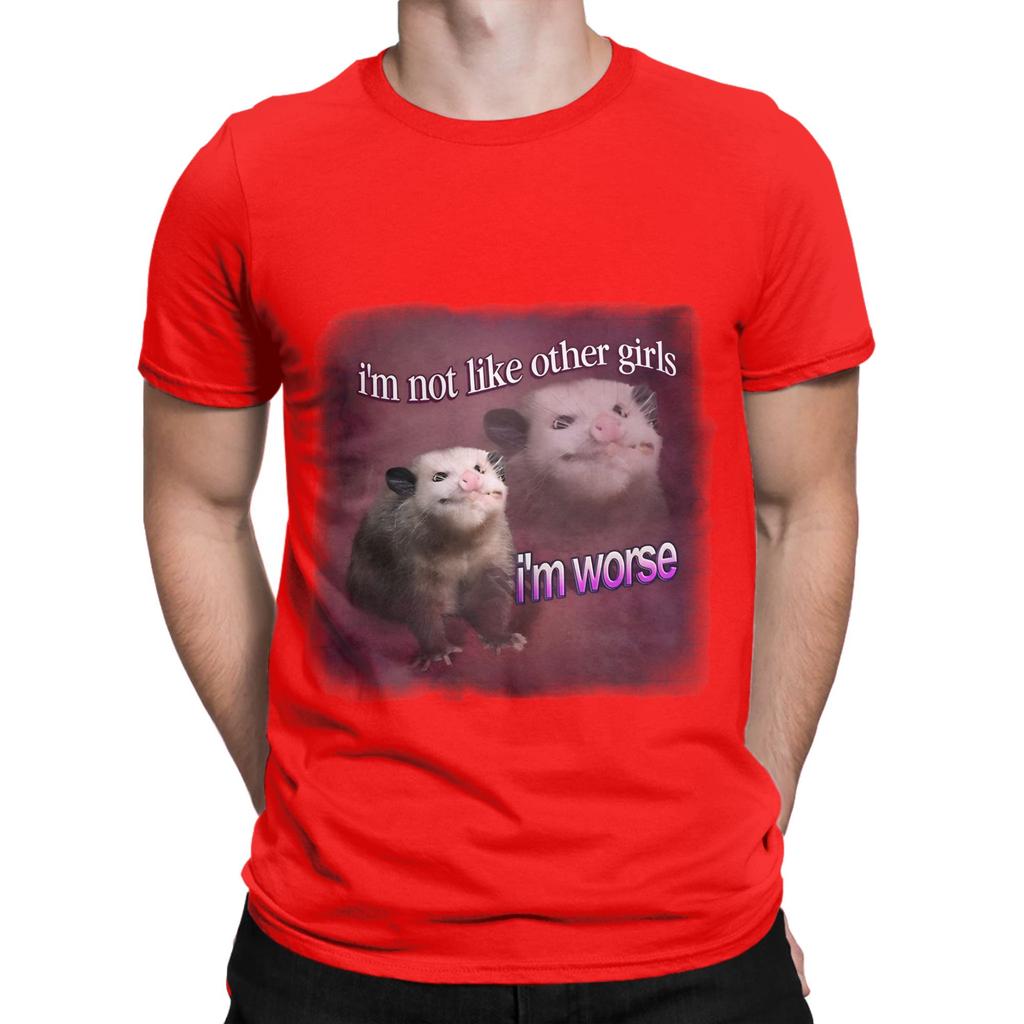 I Am Not Like Other Girls I Am Worse Possum Word Art Funny 100 Cotton TShirt Possum Tops Tees For Unisex