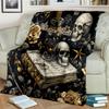 1PC Custom Name Ethereal Gothic Elegance Outdooor Flannel Blankets Throw Blanket All-Season Throw Gift Bedspread for Couch, Bed, Camping Holiday Birth