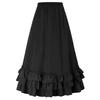 European & American Steampunk Gothic Victorian Rock Punk Women's Cake Skirt