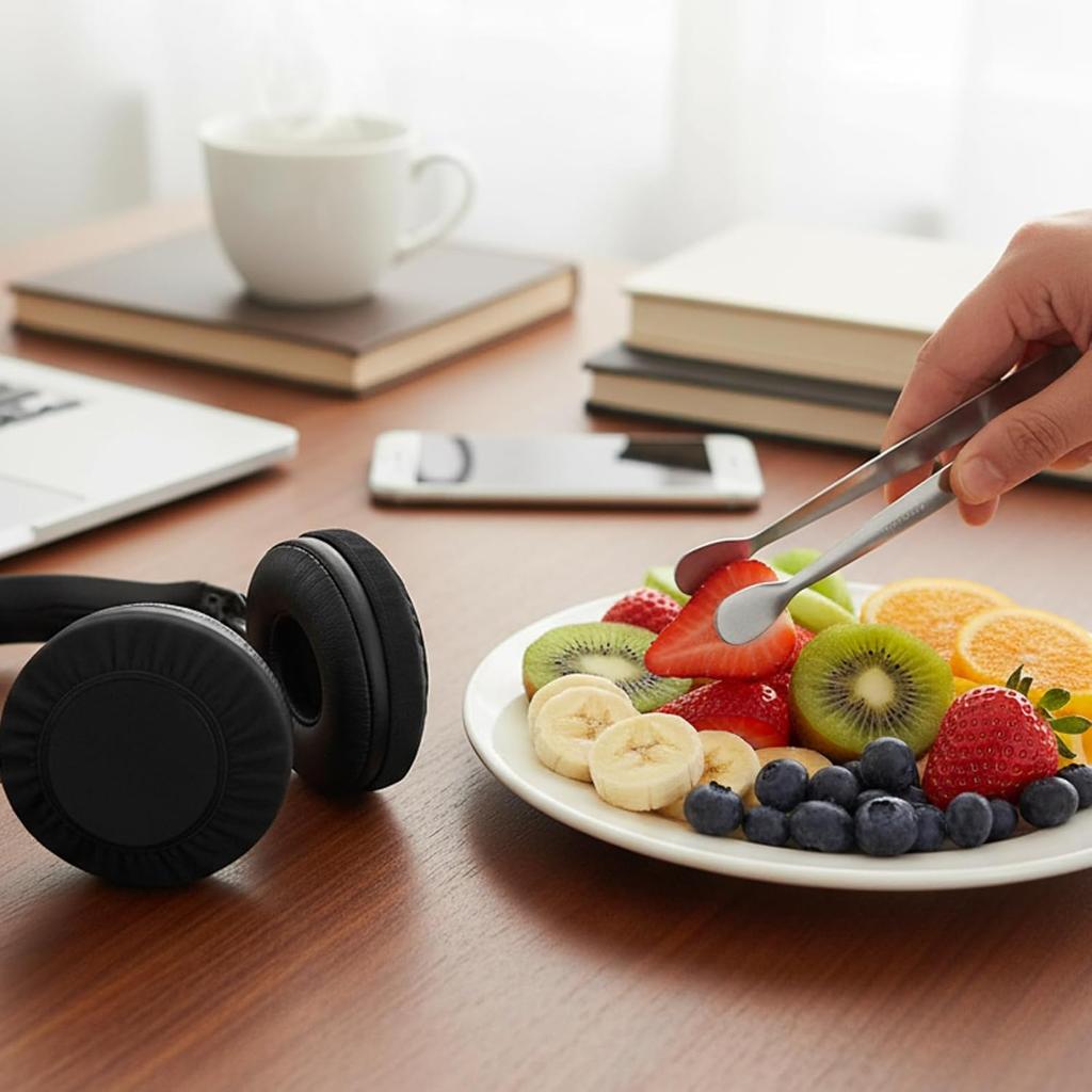 4Pcs Mini Sugar Tongs, 4.3" Stainless Steel Mini Serving Tong, Small Tongs for Appetizers, Tea, Candy, Ice, Kitchen