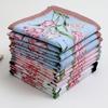 3/12Pcs Women'S Pure Cotton Printed Handkerchief Cotton Soft Thin Absorbent Sweat Wiping Hand Towel Wedding Supplies Gift 43Cm