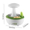 Cute Rotatable Water Drip Diffuser Humidifier Aromatherapy Essential Oils Diffuser for Bedroom Sleeping Desk Waterfall Lamp Gift