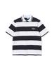 UCLA Unisex Rugby-Streifen Kurzarm-Poloshirt [Weiß] (Ub6St89)