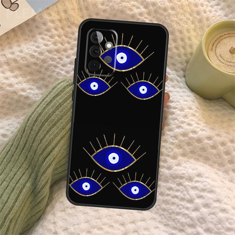 Evil Eye For Samsung Galaxy A52 A52S A32 A12 A22 A72 A21S A50 A70 A71 A51 A33 A73 A53 Cover Case