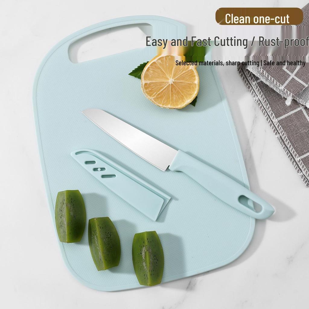 Portable Baby Food Prep Set: Fruit Knife & Cutting Board (4 Pcs)
