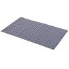 15.7x27.6in Non Slip Bath Mat TPE Soft On Feet Bathroom Shower Mat with Suction Cups Drainage Holes Gray