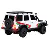 1:43 Scale RC Car, 2.4G Remote and App Control Electric Off Road Vehicle with LED Lights, Interchangeable Body Shells