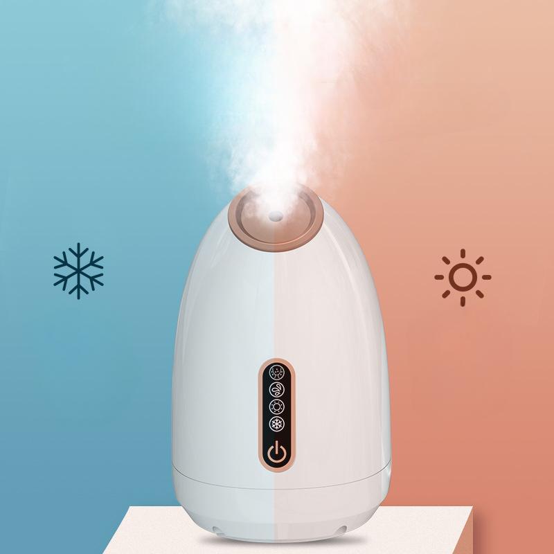 Cold and Hot Double Spray Face Vaporizer Nano Water Refill Sprayer Face Household Steam Engine Beauty Salons Special Face Vaporizer Beauty Equipment