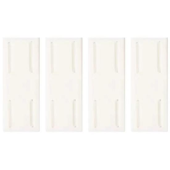 

Полка для розеток Простая самоклеящаяся Простая установка Держатель для спальни Розетка для хранения Ежедневное использование белый