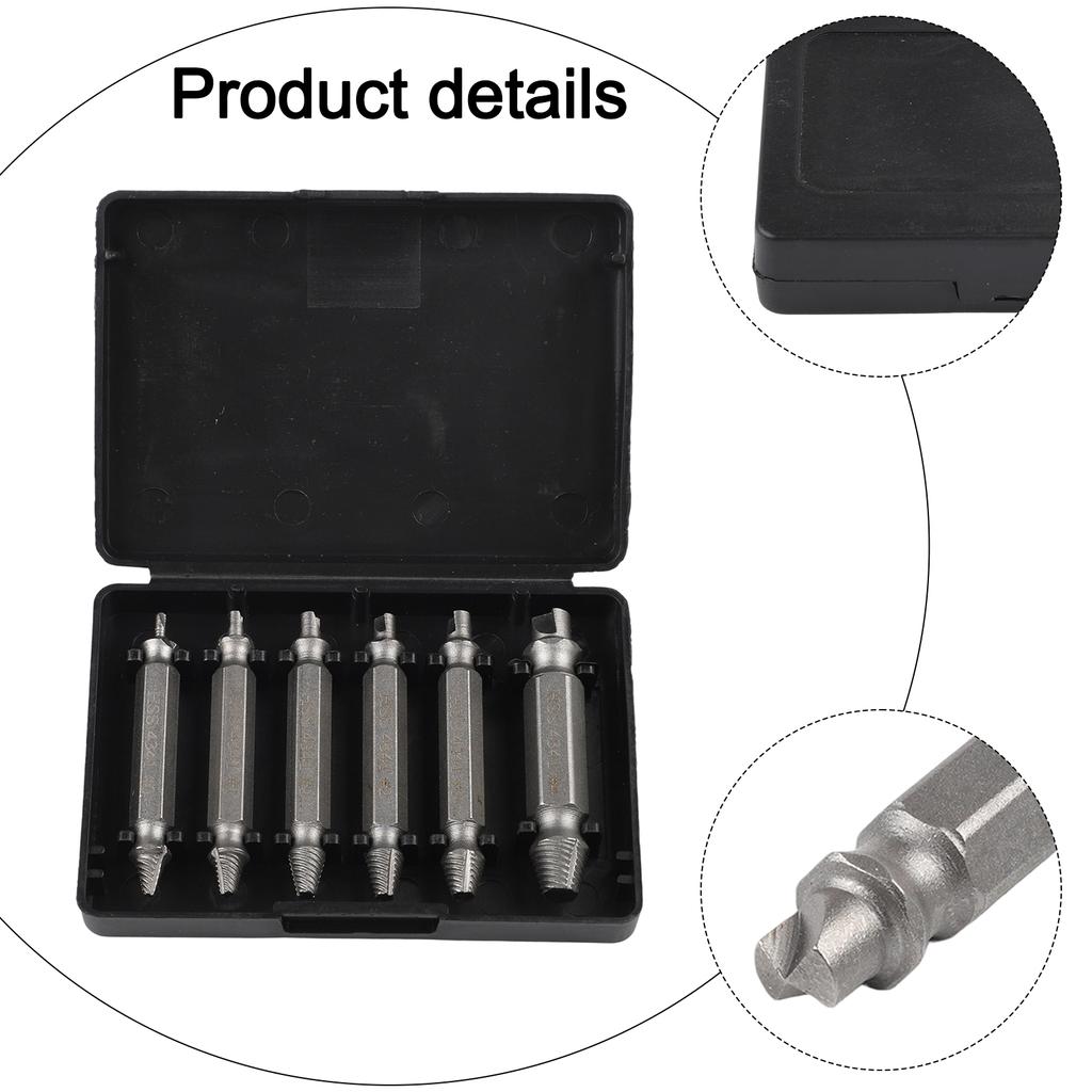 Damaged Screw Extractor Parts Replace Speed Out Drill Bits Tool Useful