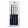 4/10Pcs Heavy Duty Pick Hook Tool Kit Rust Resistant Carbon Steel Maintenance Set for Automotive Repair Garage Work