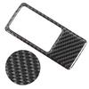 Qiilu Parking Button Frame Cover Carbon Fiber Sticker Center Console Decoration Cover Fit Mazda MX‑5 / Roadster ND16-20