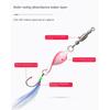 5pcs Sequin Spoon Metal Wobbler Spinner Bait Sequins Crank Bait 2025 Rotating Spinner Spoon