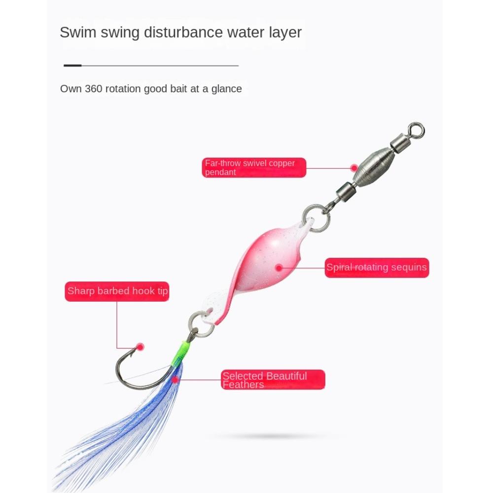 5pcs Sequin Spoon Metal Wobbler Spinner Bait Sequins Crank Bait 2025 Rotating Spinner Spoon