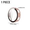 Case for Amazfit Active 3 Premium Hard PC Shell with Built-in Tempered Glass Screen Protector Shock-Proof Bumper Watch Cover