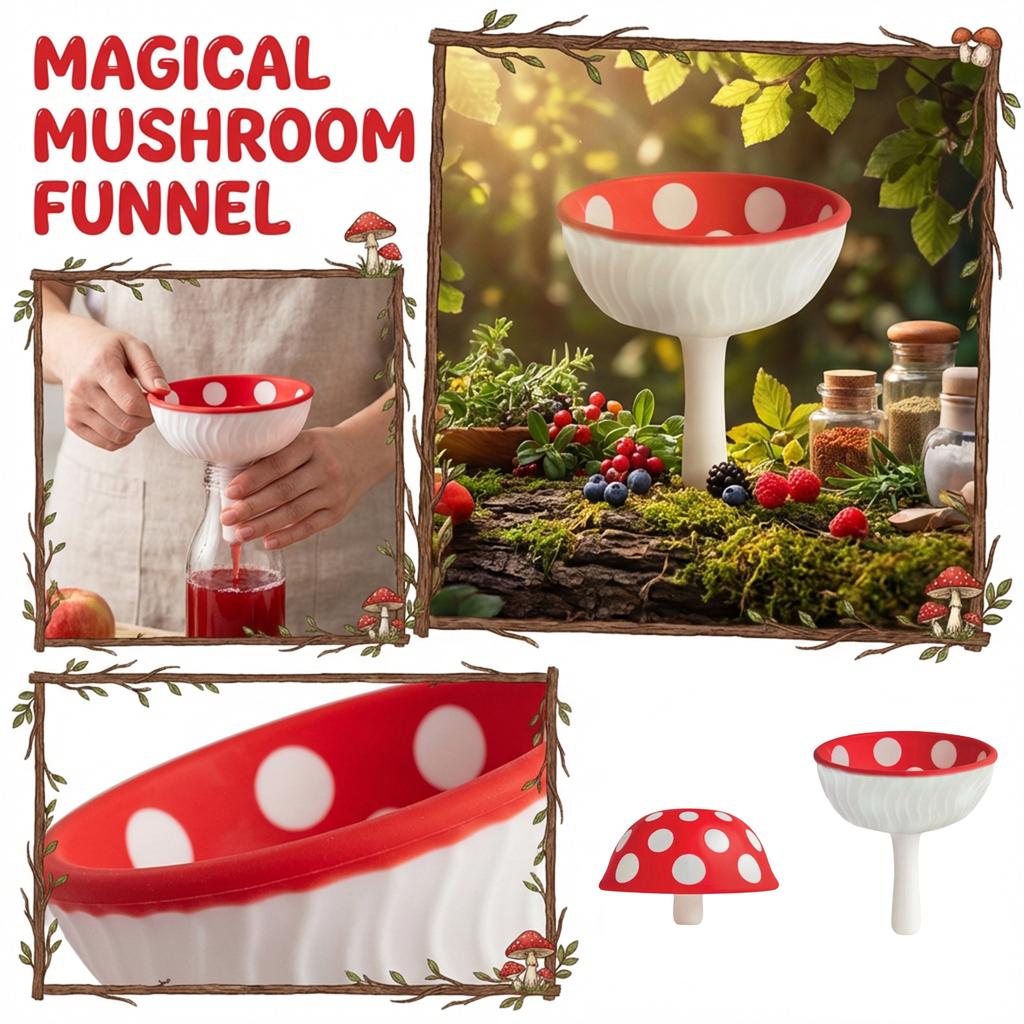 Funnel For Home Use, Kitchen Use, Wine/oil Container, Silicone Funnel