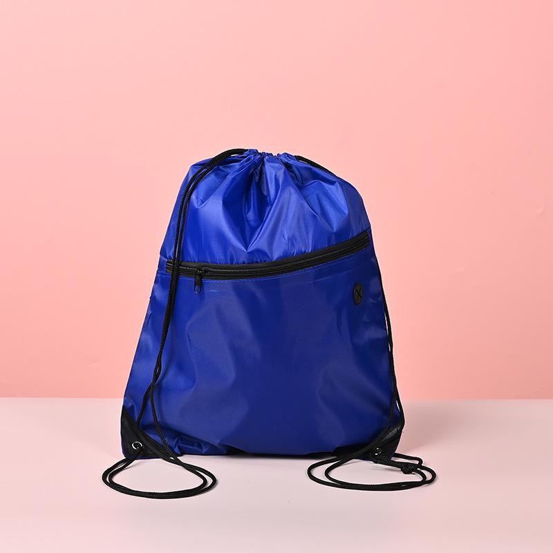 Maßgeschneiderter wasserdichter Oxford-Rucksack mit Kordelzug: Sport/Fitness Studenten Tasche mit Reißverschluss
