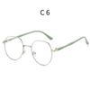 1PCS Anti Blue Light Metal Polygons Myopia Glasses Unisex Computer Eyewear for Women Men Myopic Optical Goggle