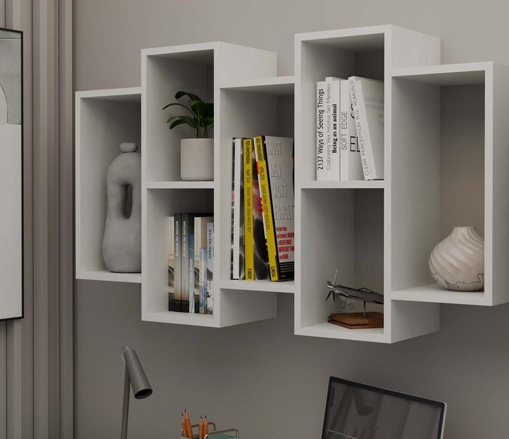 Bilbao 7.0 Wall-Mounted Shelves, Matte White