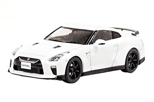 CARNEL 1/43 Scale Nissan GT-R Track Edition Engineered by Nismo (R35) 2017 Brilliant White Pearl Finished Product