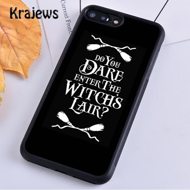 Krajews Hexe Hexerei Weiche Telefon Fall Abdeckung Für iPhone 14 5 SE 6s 7 8 plus X XR XS 11 12 13 pro max Samsung S21 S22ultra Plus