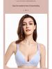 All-Cotton Wire-Free Front Closure Nursing Bra - Double Open Buckle Maternity Bra