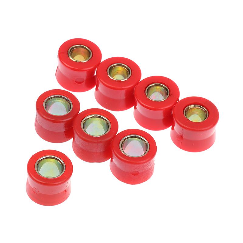 4Pcs 10/12Mm Motorcycle Front/Rear Shock Absorber Rubber Buffer Rubber Red Shock Absorber Bumper Block Sleeve Cushion Rubber