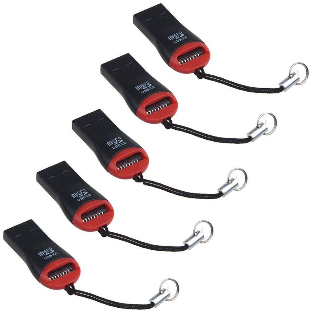 High-speed Usb 2.0 Mini Micro Sd T-flash Tf M2 Memory Card Reader In Premium Quality Plastic