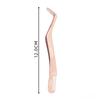1Pc Eyelash Tweezers Comb Stainless Steel False Eyelash Aids Lash Tweezers Curler Lashes Extension Supplies Beauty Makeup Tools