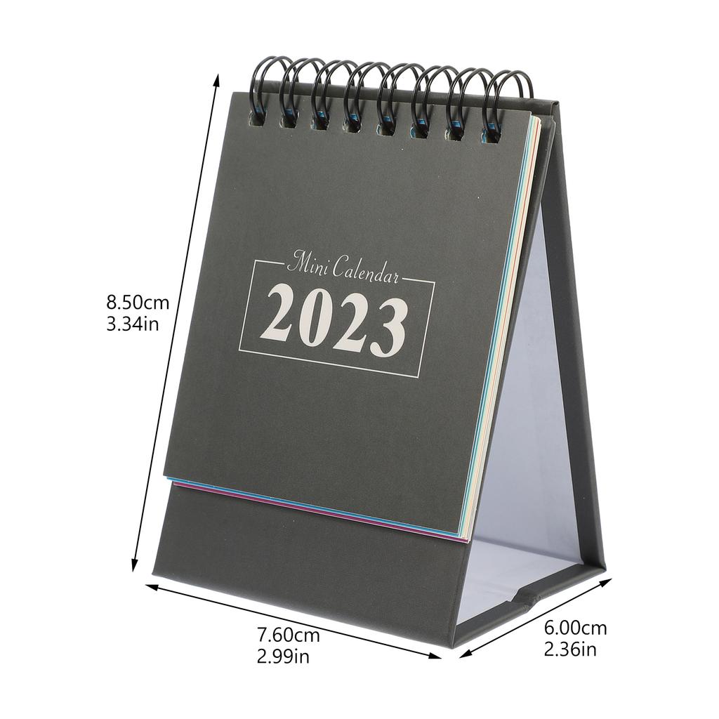 Small Desk 2025 English Printing Paper Calendar For Office Home Desktop Mini Calendar Schedule Planner Simple Style