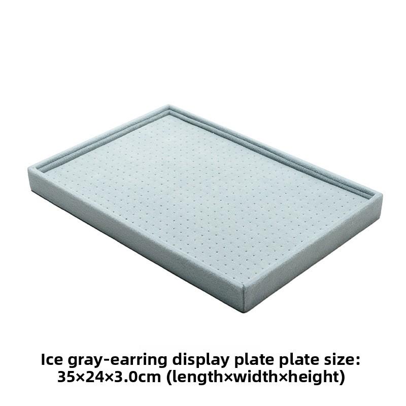 Flannel Stud Earrings Storage Box Large Capacity 600 Holes Jewelry Tray Earrings Display Plate Jewelry Display Props