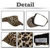 Visor Leopard Print Cap Hat Sports Running Outdoor CA631 [White Fang] Women's (Brown)