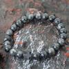 Minimalist Cross Bracelet Men Natural Tiger Eyes Lava Howlite Stone Beaded Braclet Healing Meditation Casual Accessories Joias