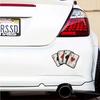 Motorcycle Car Sticker Playing Card A Decals Waterproof Vinyl Decal Accessories For Skoda Seat VW Volkswagen Suzuki Smart Toyota