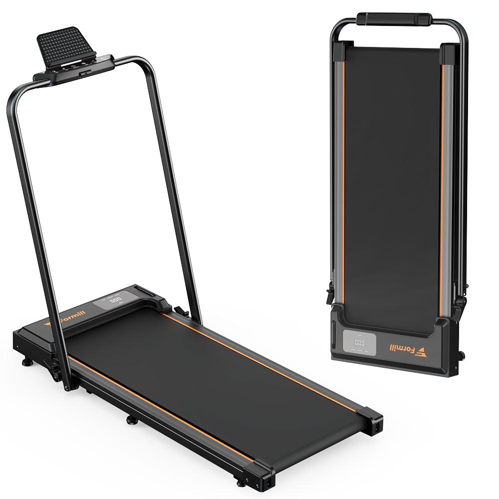 Formill FT51 2-in-1 Folding Treadmill, 10km/h, 120kg Capacity, LED Display, Remote Control, Compact Home Fitness