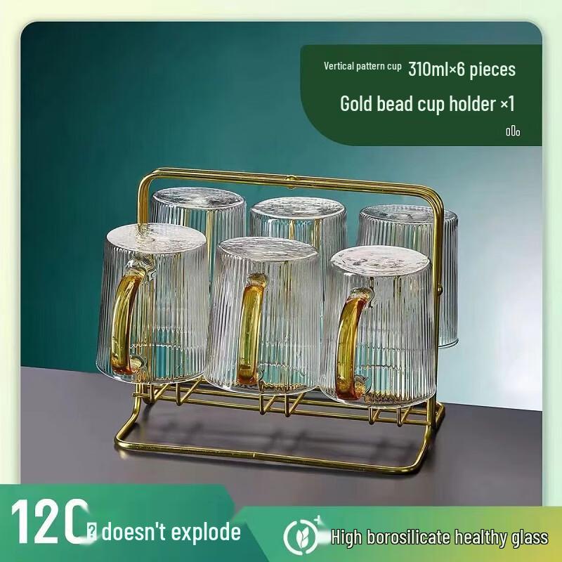 Mr. Jane High Borosilicate Glass Water Pitcher Set