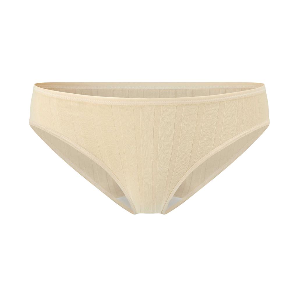 Damen Frühling und Sommer Neu Baumwolle Einfarbig Fadenlift Hüfte Tiefsitzender Slip
