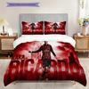 Kakas Passion Field Three-piece Set (1 * Duvet Cover + 2 * Pillowcase, Without Core) 2D Flat Duvet Cover and Pillowcase Christmas Birthday Gift