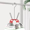 4Pcs/Pack Silver Shoe Drying Rack Stainless Steel Storage Organizer New Clothes Hanger Hook