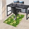 1PC Panda Leaf Extra Large Non Slip Floor carpet, Office, family, bedroom Large Area Rug Indoor Rugs, Vibrant Colors