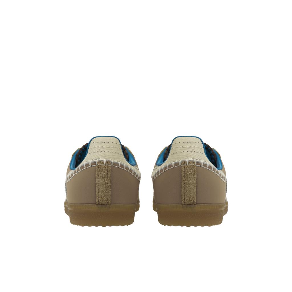 Wales Bonner x adidas Samba Nylon Desert White Unisex Sneaker Braun Wunderweiß Aschblau IH3261